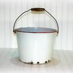 Vintage Enamel Bucket